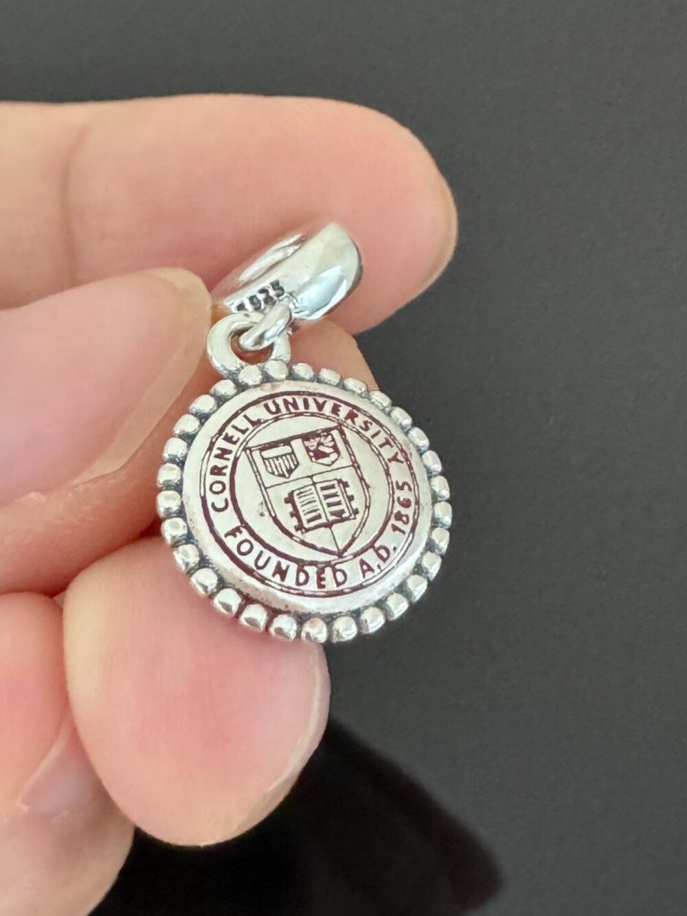 Pandora Cornell University Exclusive Charm